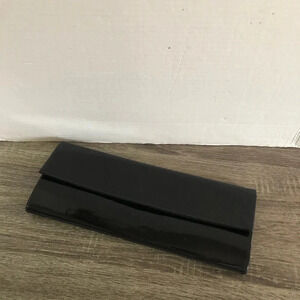 Vintage Normandie Patent  Black Clutch